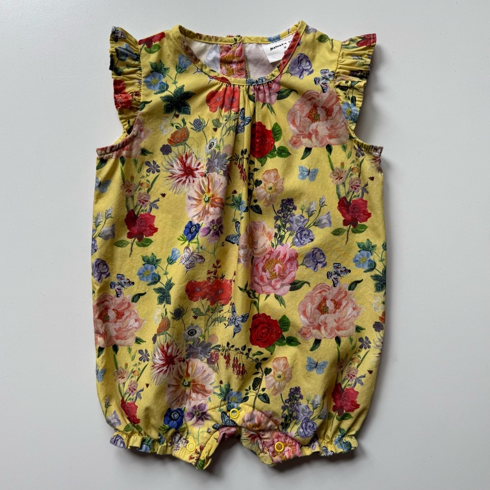 H&M x Nathalie Lete Girls Floral Baby Romper - Size 4-6M